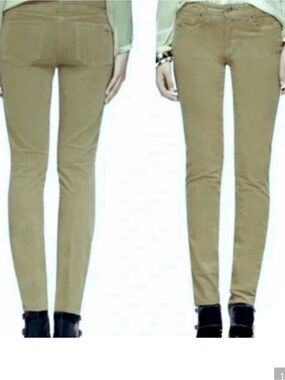 Tory Burch Slim Skinny Pants in Light Khaki